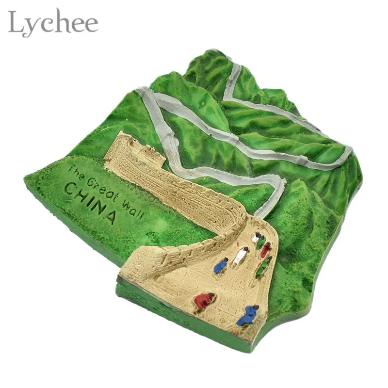 Lychee Life китайские живописные магниты на холодильник Великая стена наклейки