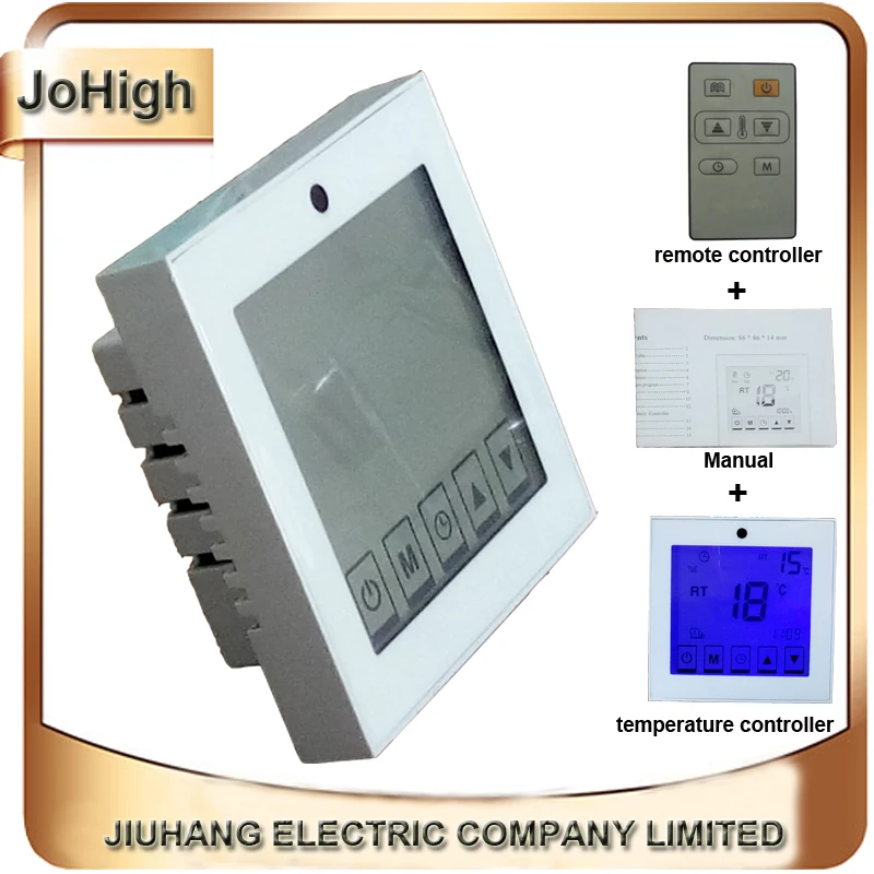 

Touch Screen Thermostat Floor Heating System Thermoregulator 220V Temperature Controller With Remote Control
