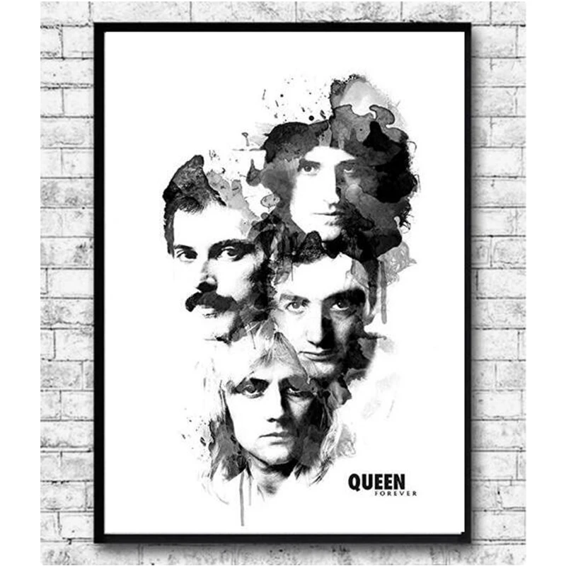 Queen Rock Band music custom diamond painting rock band eigen foto 5d diy diamond painting full square icon diamond embroidery