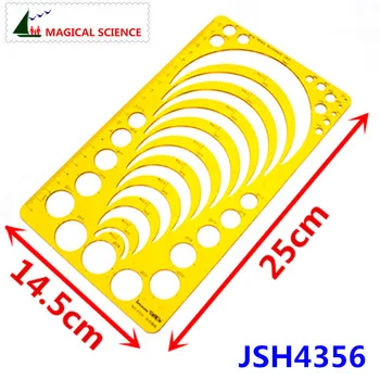 

Radius template Semicircle drawing ruler plastic jewelry building design templates Flexible JSH4356