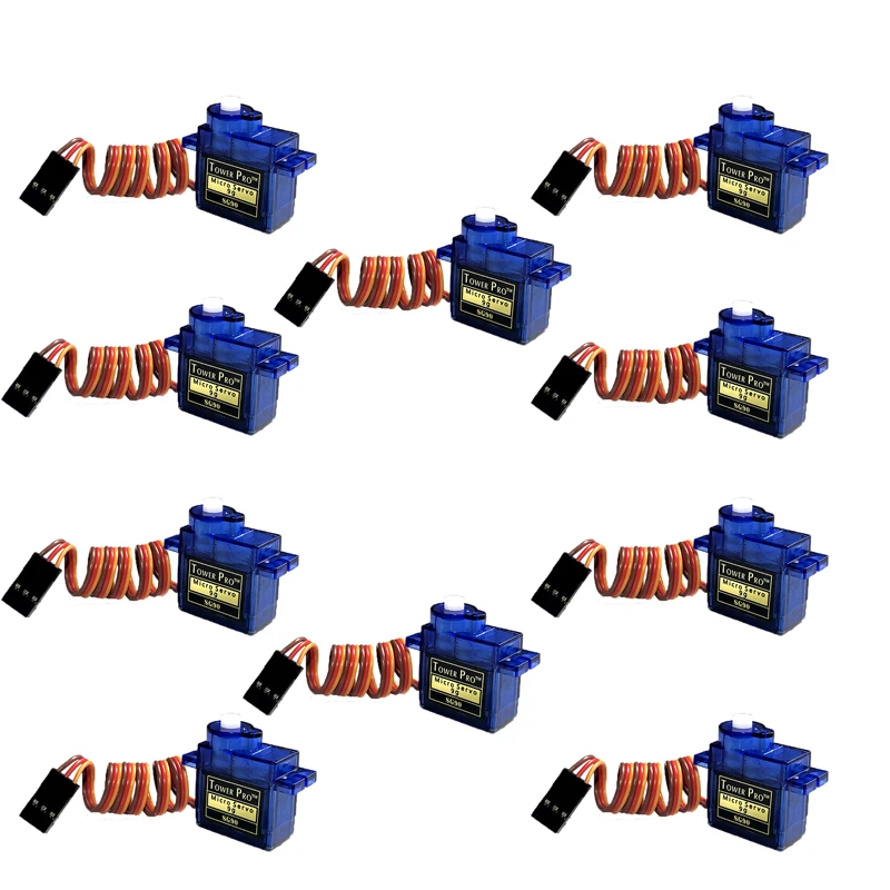 

NEW Free Shipping 10pcs/lot lofty ambition SG90 9g Mini Micro Rc Servo for RC for RC 250 450 Helicopter Airplane Car Drop