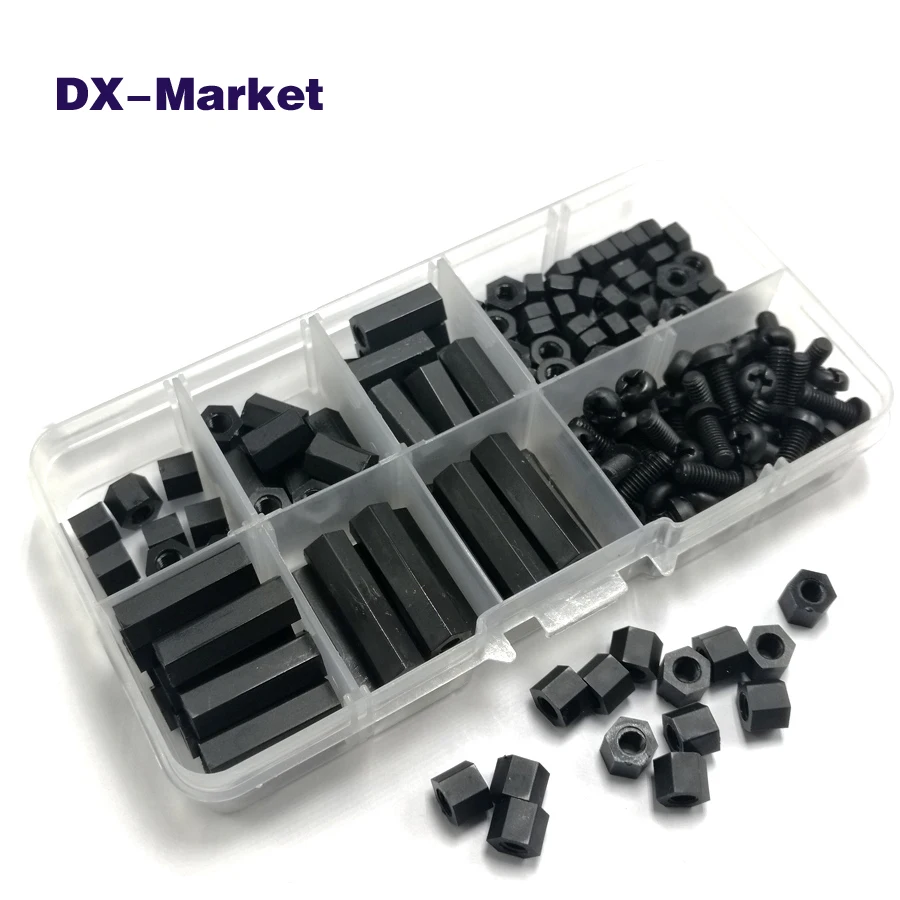 Buy M3 M4 Nylon Spacer Hex Screw kit , PCB Hex