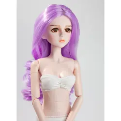 MagiDeal модный парик с длинными кудрявыми волосами аксессуары ручной работы для 1/4 BJD MSD кукла Синьи
