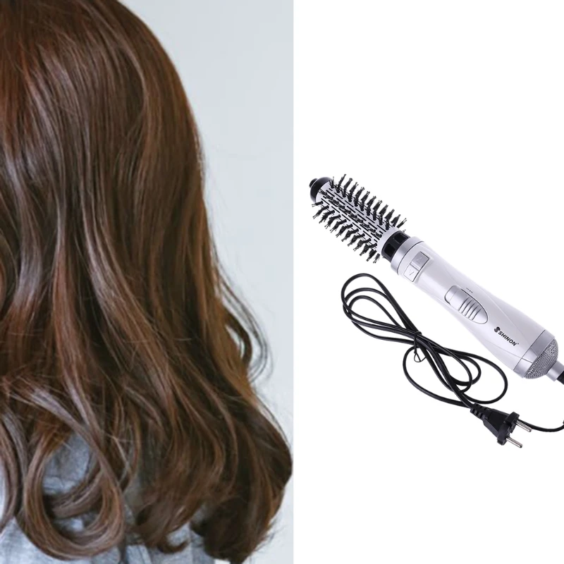 

Professional Styling Tools Multi Functional Hair Curler Dryer Comb Curling Drying Function 2 in 1 Comb Tool