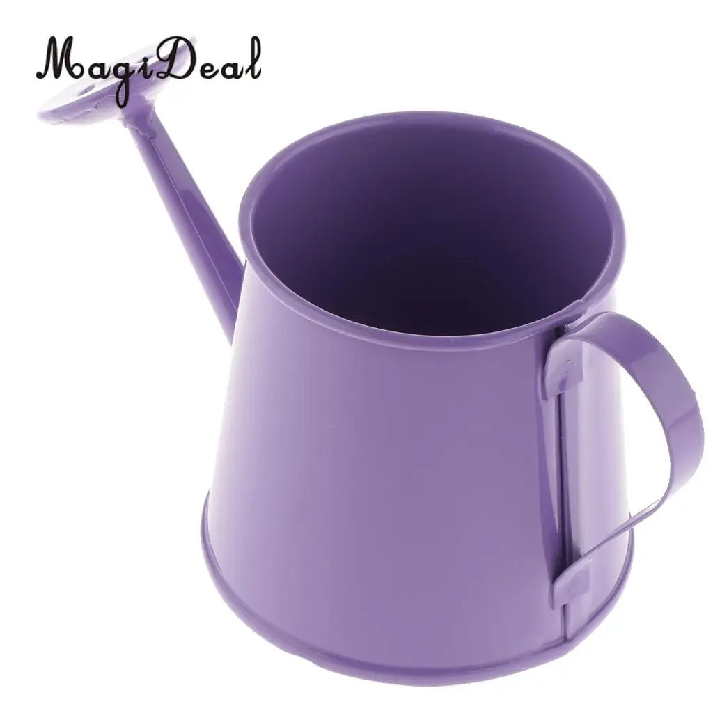 Decorative Iron Metal Watering Cans Garden Flower Bucket Metal Flower Pot Home Garden Decor