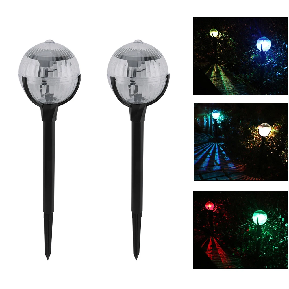 RGB LED Landscape Lighting Solar Lamps for Garden Decoration Lawn Light