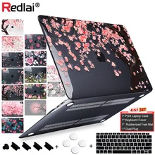 Жесткий чехол с принтом вишни для Macbook Air 13 A1466 A1932 Pro 13 15 Touch bar A2159 чехол для ноутбука Mac 16 дюймов A2141