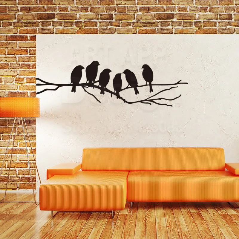 Art creative design home decor cheap vinyl branch birds Wall Sticker colorful house decoration cartoon swallows decals in rooms Art creative design home decor cheap vinyl branch birds Wall Sticker colorful house decoration cartoon swallows decals in rooms