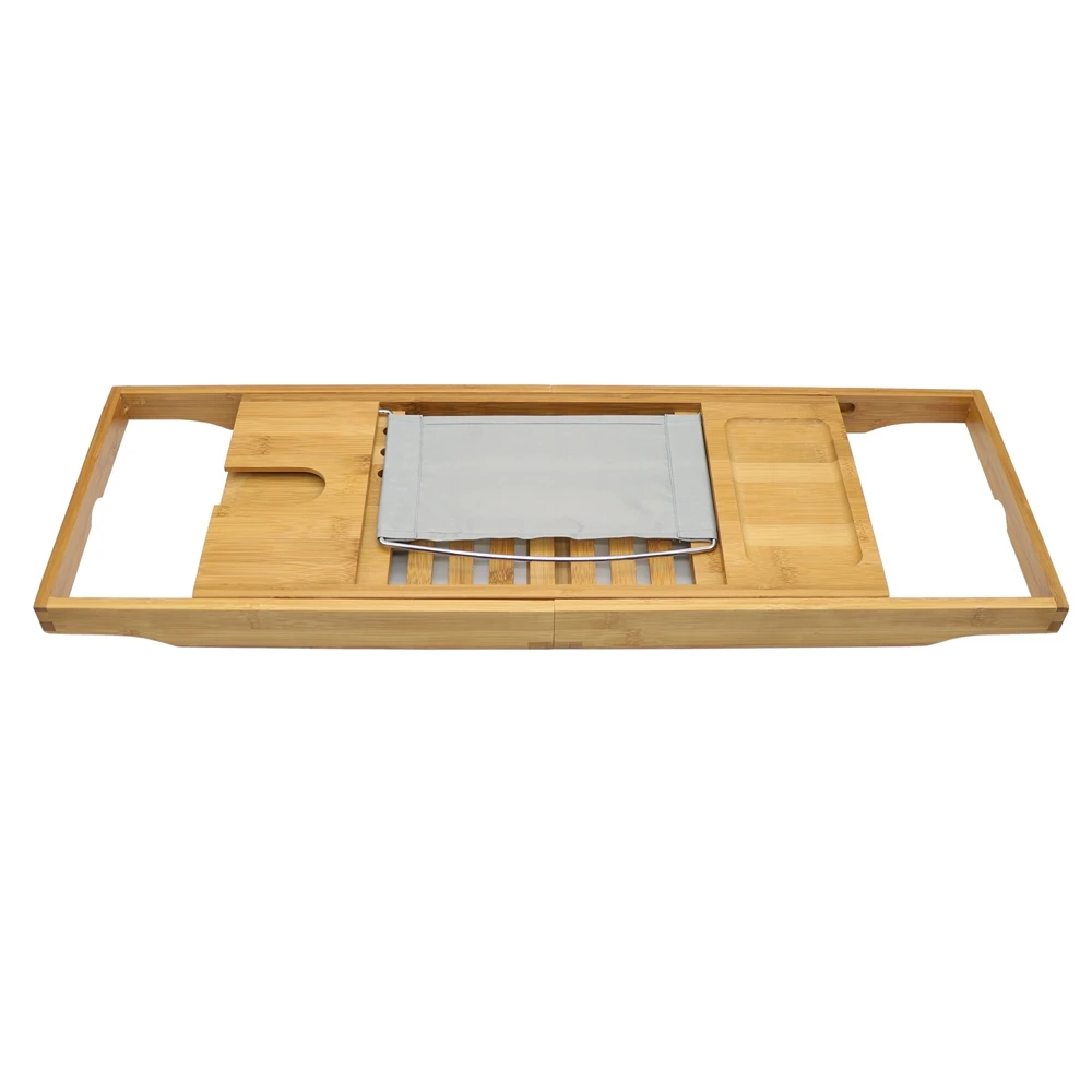 Luxury Bathroom Bamboo Bath Shelf Bath Tray Bathtub Holder Bridge Tub Caddy Tray Rack Wine Holder Bathtub Rack Support Luxury Bathroom Bamboo Bath Shelf Bath Tray Bathtub Holder Bridge Tub Caddy Tray Rack Wine Holder Bathtub Rack Support
