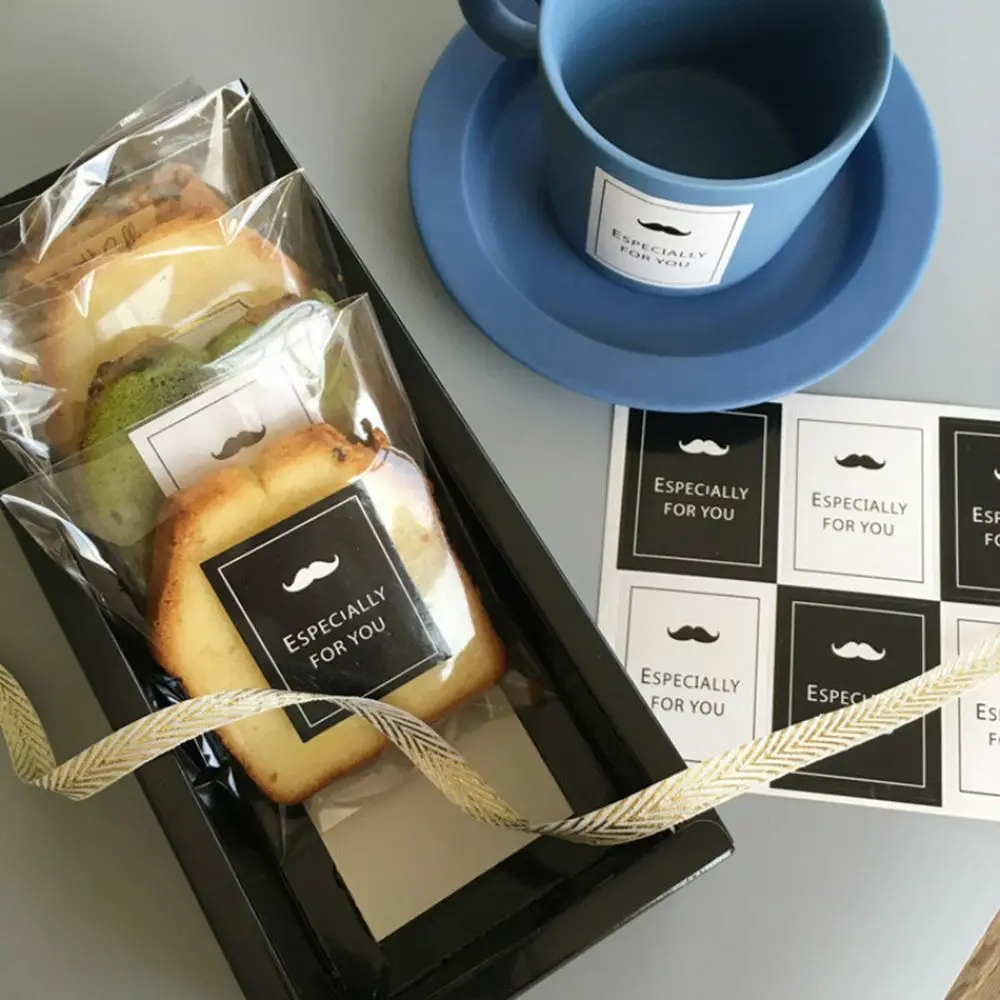 

Multifunction Self-adhesive Festival Chocolate Cookies Beard Paper Tag Mustache Paper Label Stickers Especially for You