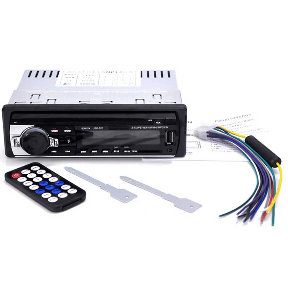 Profissional com Bluetooth Áudio para Carro Som de Carro Rádio Aux-in Controle Remoto 1 Din 12v Dvd fm Usb 15 Som de carro profissional com bluetooth, rádio