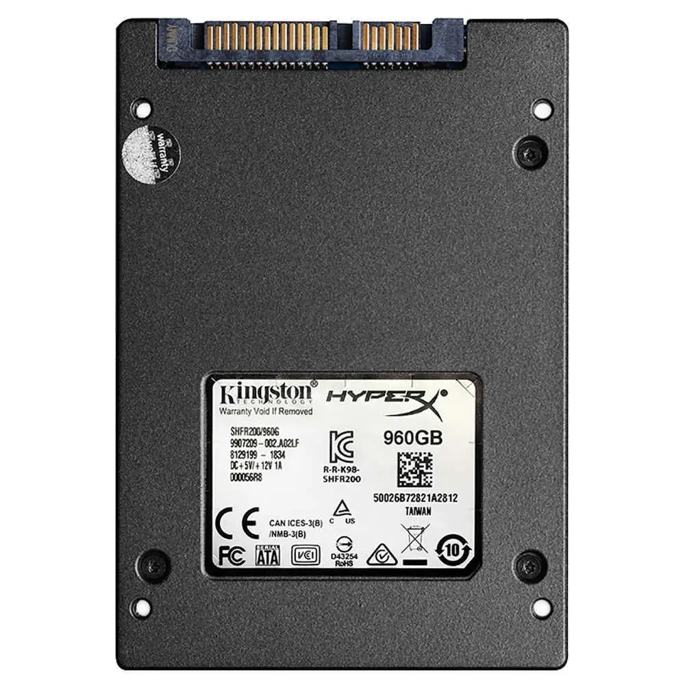 Оригинальный Kingston HyperX Fury серии Lightning 960G SATA3 цветная (RGB) Твердотельный накопитель