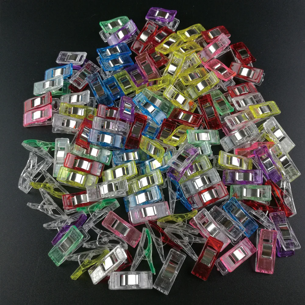 10pcs mixed Patchwork Sewing Plastic Clip Quilting DIY Craft Knitting Clips