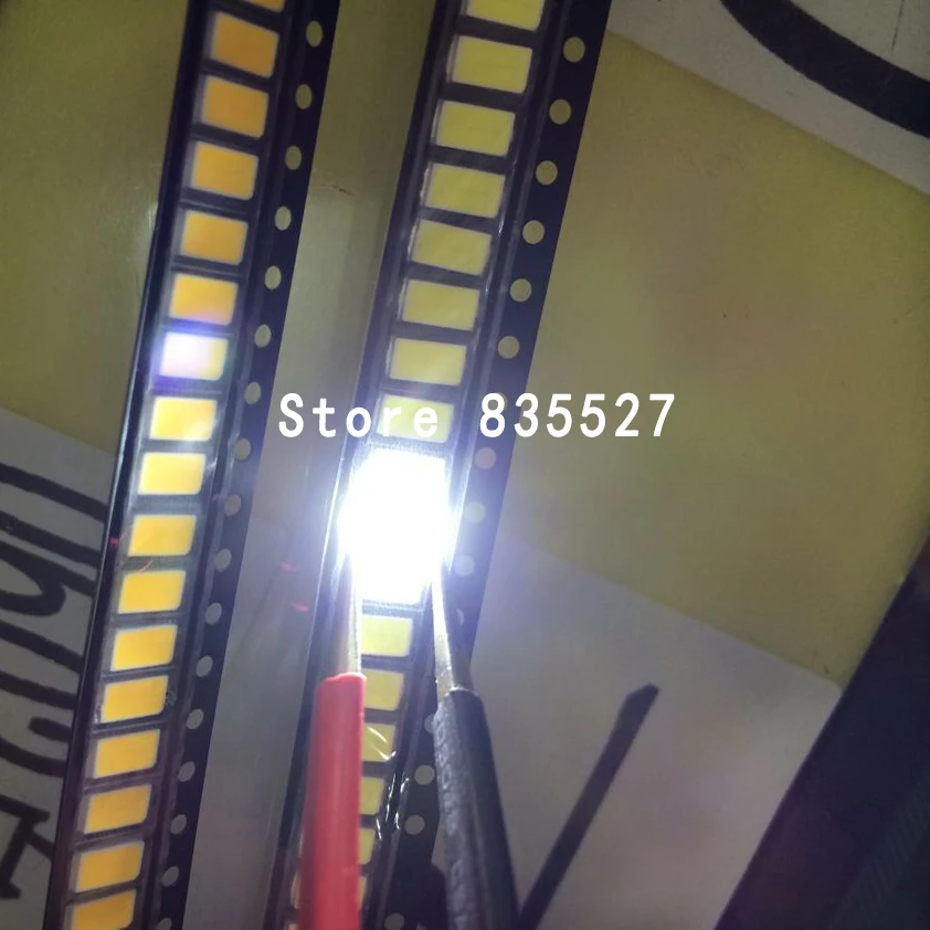 4000 шт./лот светодиодные лампы 5730 5630 SMD 0 5 Вт 55 60LM естественный белый/теплый
