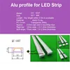 2-30pcs/Lot ,0.5m/pc, LED Aluminum Profile For 5050 5630 Strip,Milky/Transparent Cover 12mm Pcb,Tape Light Housing Channel ► Photo 3/6