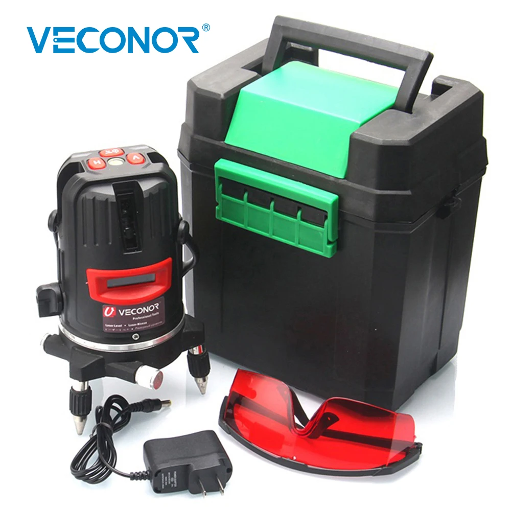 

Laser Level 2 Lines 2 Points Optical Instruments Vertical Horizontal Self-leveling Red Laser line Measuring Tool With Tripod