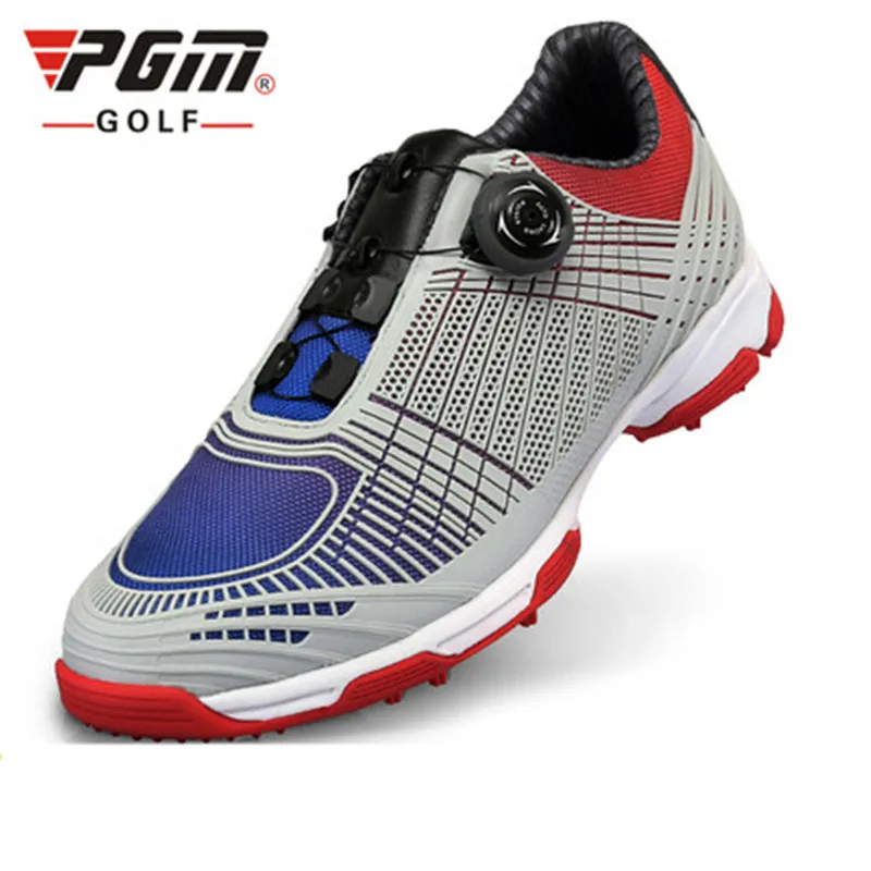PGM Golf shoes men's knobs buckle shoes with double patent shoes sneakers golf trainers slip resistant sports shoeszx070