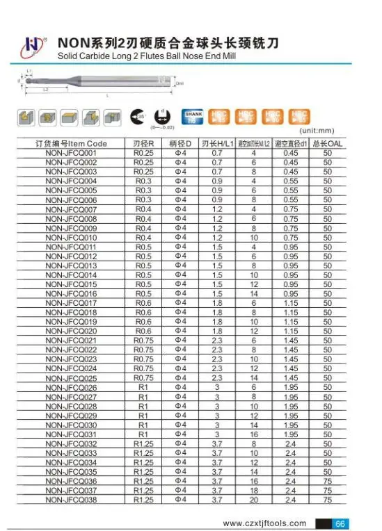 5 шт./лот 1.2 мм R0.6 * 1.2*6 * D4 * 50*2 т карбида 2 флейты Длинные Шея Сферическим Концевые Фрезы Инструменты с tixco покрытие, HRC55