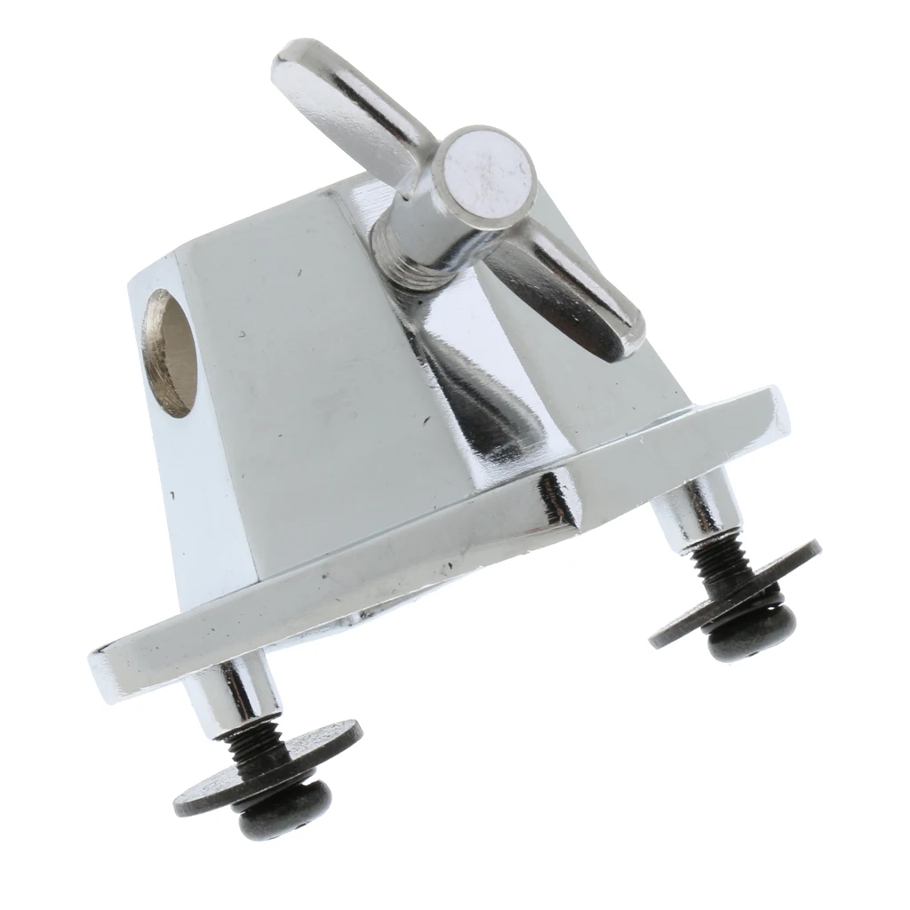 Tom Mount Chrome Floor Tom Leg Bracket for Tom Drum Set Parts Replacement Accessory