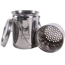 Mylifeблок щеточное уплотнение Вымойте ведро Портативный художника из нержавеющей стали моечная машина ручка для рисования инструмент для мытья