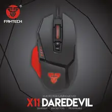 

FANTECH X11 USB Wired 8000dpi 8 Buttons Optical Gaming Mouse Backlight For PUBG For PC Computer Laptop 18Jun18 Drop Ship F