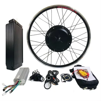 

Free shipping!48v17ah li-ion battery with 48v1000w Brushless gearless Hub Motor wheel kit electric bicyle kits