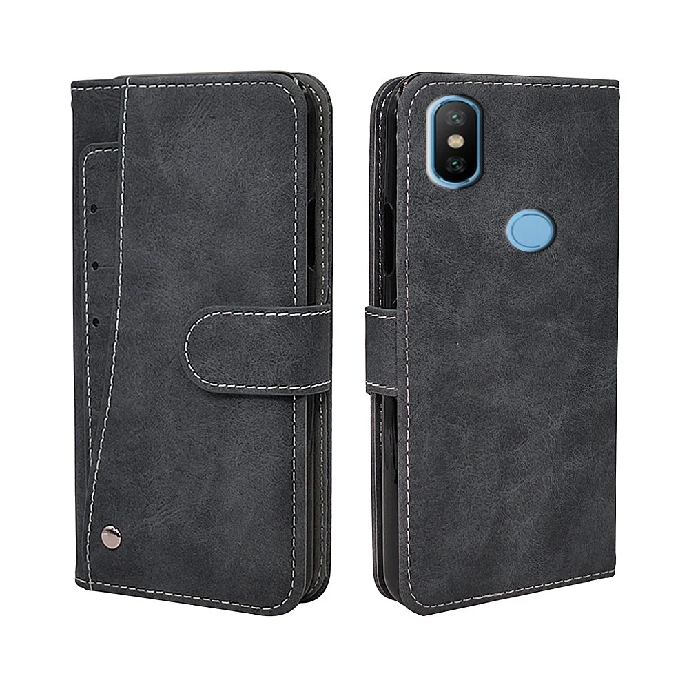 

Luxury Vintage Case For Xiaomi Redmi S2 Y2 Y3 Pro Case Flip Leather Silicone Wallet Cover TPU Business With Card Holder