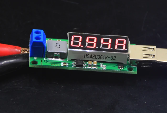 

5pcs/lot DC - DC booster module 3 v3. 7 v4. 2 v turns 5 v2a charge clamp and jubao USB digital tube display quick charge