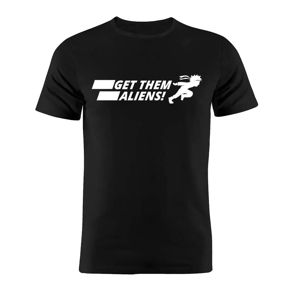 

Men's T Shirt 100% Cotton naruto run get them aliens storm area 51 Funny Gift Tee