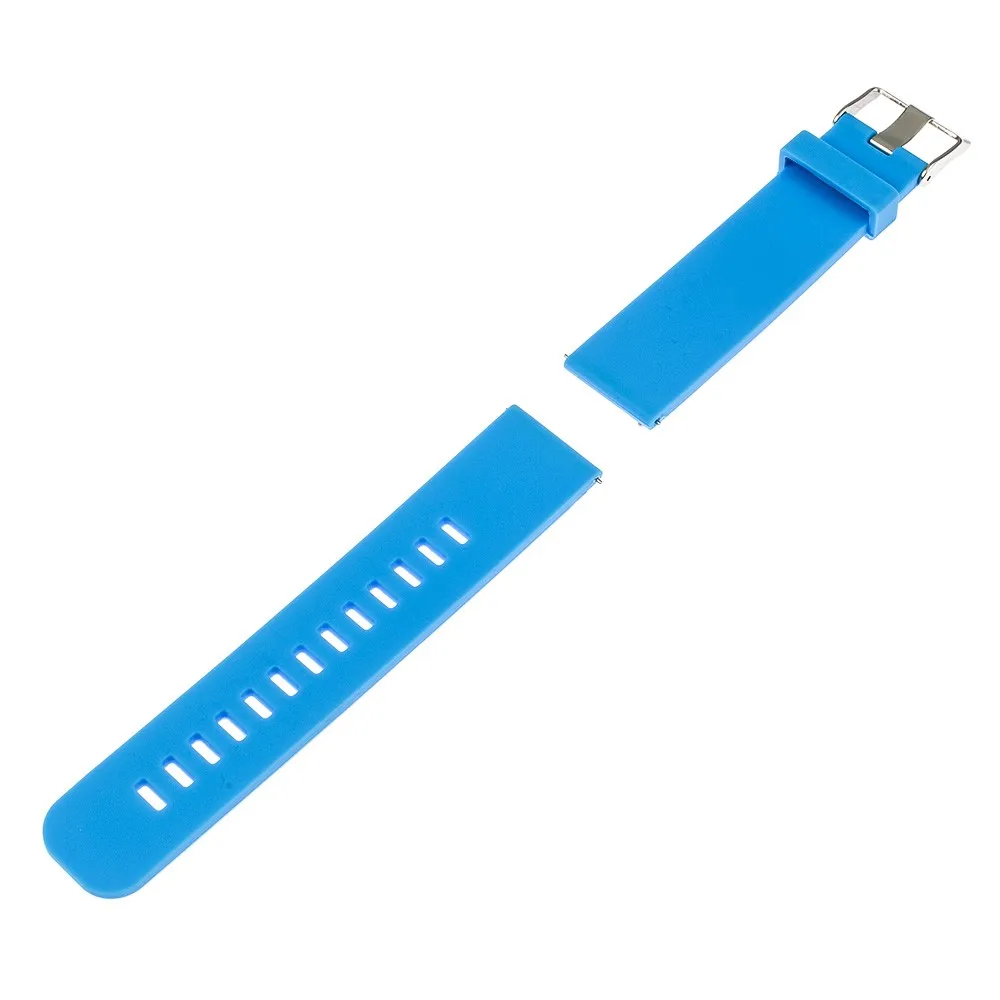 Силиконовый резиновый ремешок для часов Quick Release Watch Band 17 мм 18 мм 19 мм 20 мм 21 мм 22 мм универсальный ремешок на запястье браслет черный синий красный