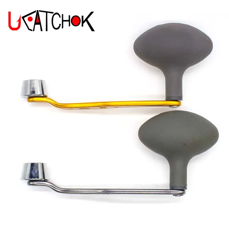Single drum reel handle full metal baitcasting reel rocker crank handle