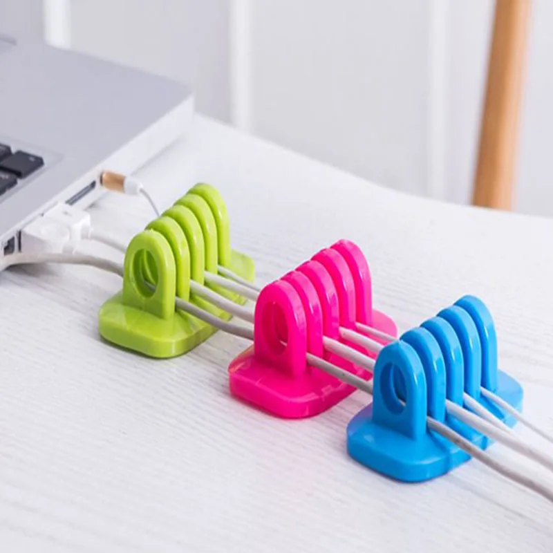 Многоцелевой провода шнур Кабель падения зажимы Галстуки USB зарядное устройство