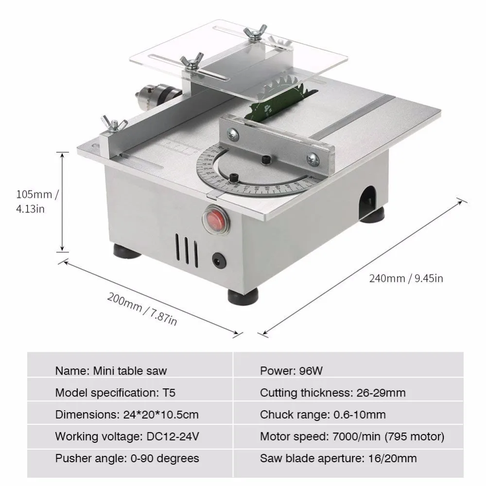 Портативная Настольная пила, высокая точность, 7000 об/мин, для резки металла/акрила, Полировочная машина, сделай сам, точная столярная бензопила, 110 В, штепсельная вилка США