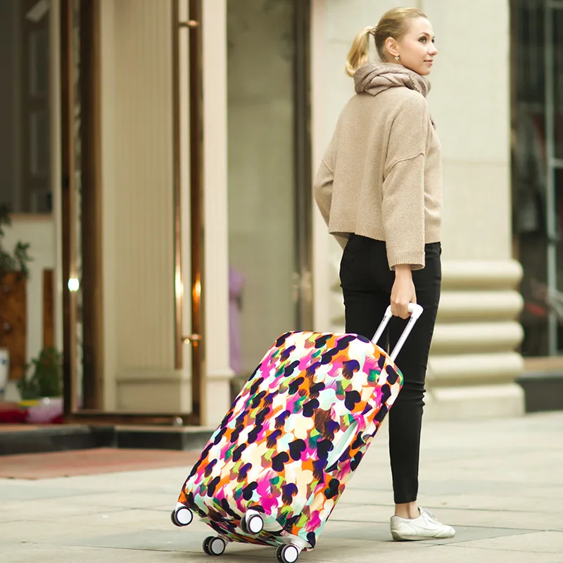 Hot Fashion Travel on Road Luggage Cover Protective Suitcase cover Trolley Case Travel Luggage Dust Cover For 18 - 30 inch Hot Fashion Travel on Road Luggage Cover Protective Suitcase cover Trolley Case Travel Luggage Dust Cover For 18 - 30 inch