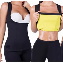 Популярная Спортивная Свободная блузка для фитнеса, формочки для упражнений, топы, тренировочная рубашка без рукавов, Неопреновая одежда, жилеты для похудения, женские S-6XL