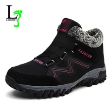 Женские зимние ботинки; Зимние теплые кроссовки с мехом; женские резиновые ботильоны; botas; коллекция года; женские кроссовки; большой размер 41; Botas Mujer