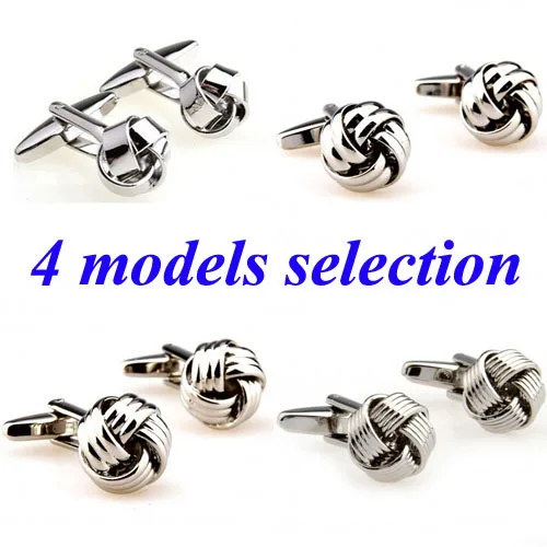 

Fashion Metal Knots Cufflink Cuff Link 1 Pair Big Promotion