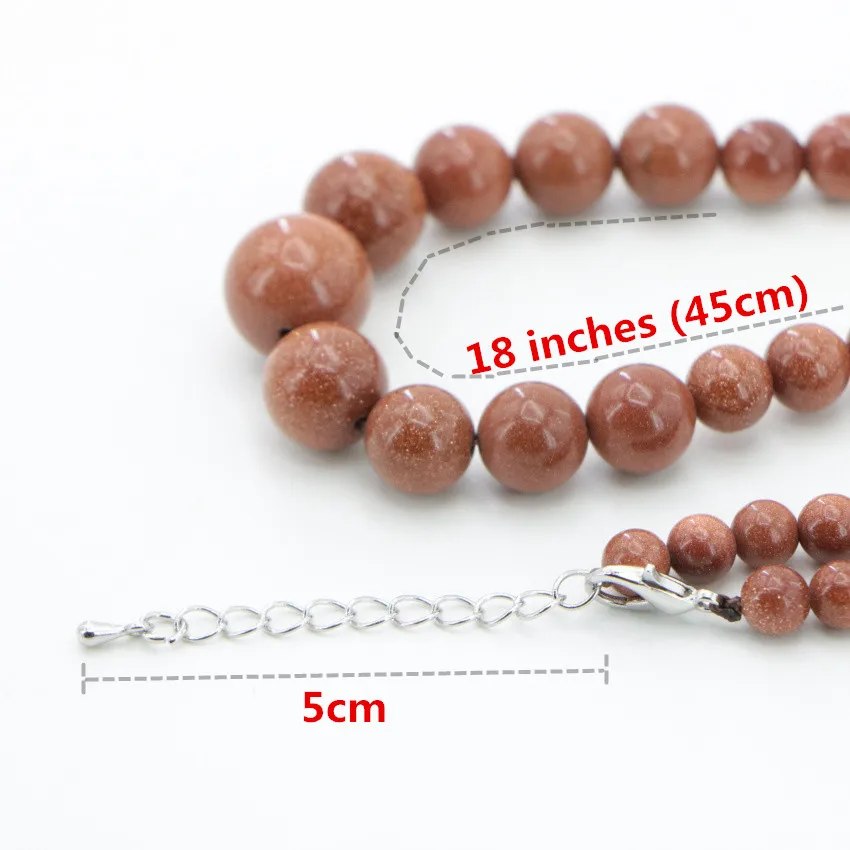 1 Natural Stone gold Sand Beads Necklace Earring ear nail Fashion DIY Jasper Chalcedony (26)