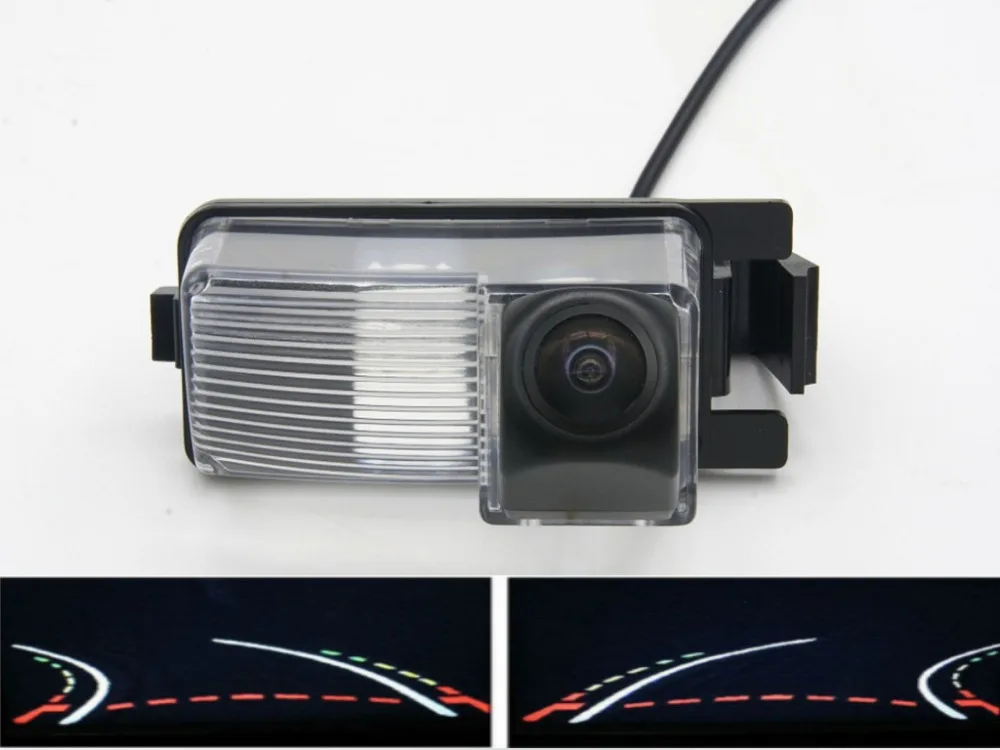 

Fisheye Lens 1080PTrajectory Tracks Car Parking Rear view CameraFor Nissan Geniss Tiida Livina GF-R 350Z 370Z Sentra Cube Versa