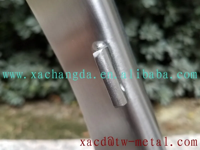 Perfect Titanium blade bicycle frame chinese Ti Time Trial bicycle frame Custom Titanium 700C road bike frame 15