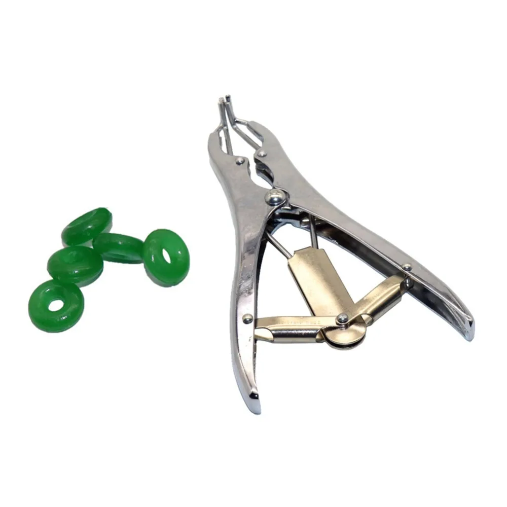 

Pig Tail Docking Clamp Elastic Expansion Clamp Castrated Animals Tails Rubber Ring Castration Animal Castration Ring