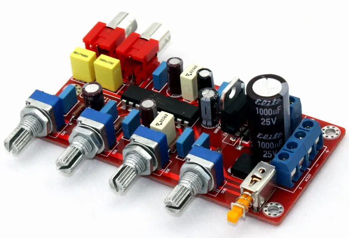 Высокое качество LM1036 тональная плата предусилителя, громкость высоких частот, усилитель баса, Лидер продаж, простая установка