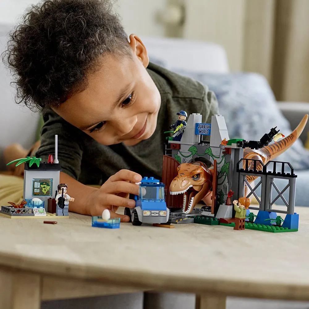 Bela мир Юрского периода Динозавр T. rex Breakout строительный комплект совместимые Legoings