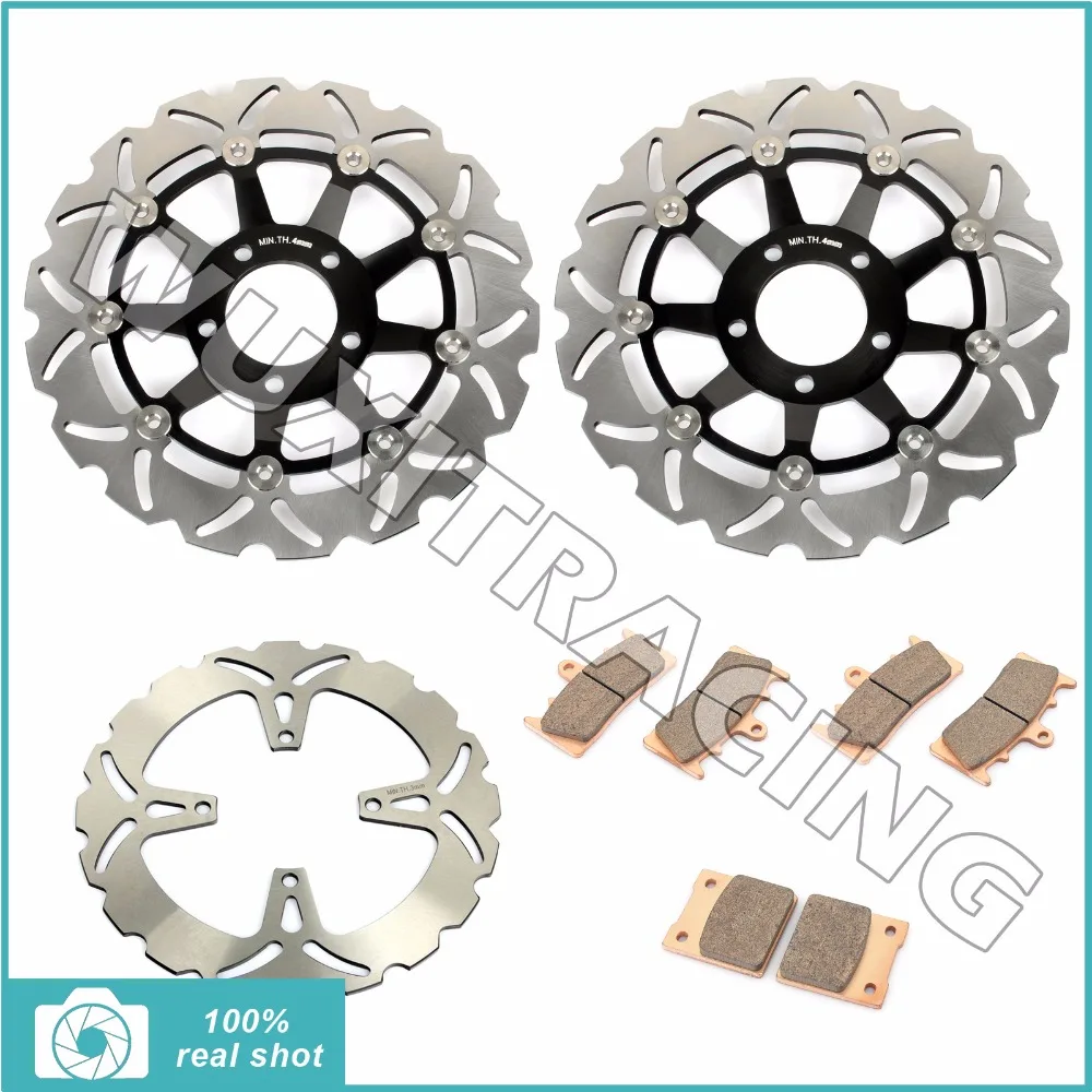 Disque de frein et Plaquettes avant Pr Suzuki GSF 1200//S Bandit K1-K5 SK1-SK5