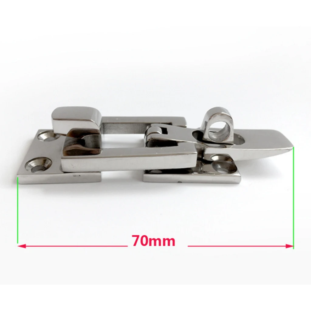 1 Pcs Marine-Grade 316 Stainless Steel Boat Deck Locker Hatch Anti-Rattle Latch Fastener Clamp Marine Hardware Boat Accessories