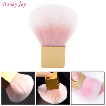 

Lady Pink White Nail Dust Remover Brush Cleaner Acrylic UV Gel Rhinestones Decor Makeup Nail Art Tools Dust Cleaner Dust Brushes