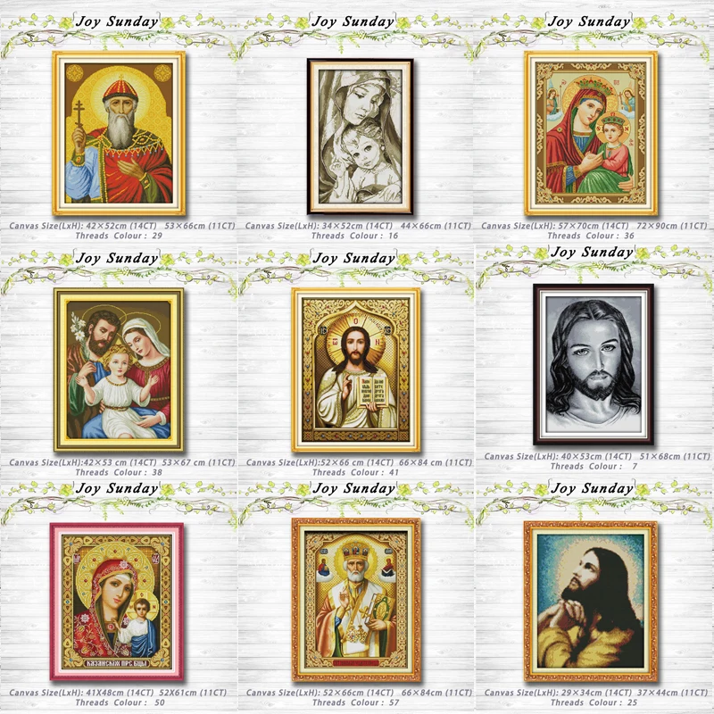 Christ religious Praying Jesus Goddess decor painting dmc 14CT 11CT