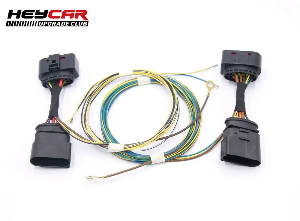 FOR VW Golf 7 MK7 HID Xenon Headlight 10 to 14 Pin Connector Adapter harness Wire Cablein