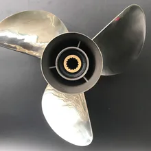 13.5 x 15. 13- 1 / 2 x 15 for 60HP-85HP honda Подвесных Пропеллер ИЗ НЕРЖАВЕЮЩЕЙ СТАЛИ Набор Двигателей двигателя fuera борда мотор-де-попа лодочный мотор подвесной marine propeller дешевые лодочные моторы