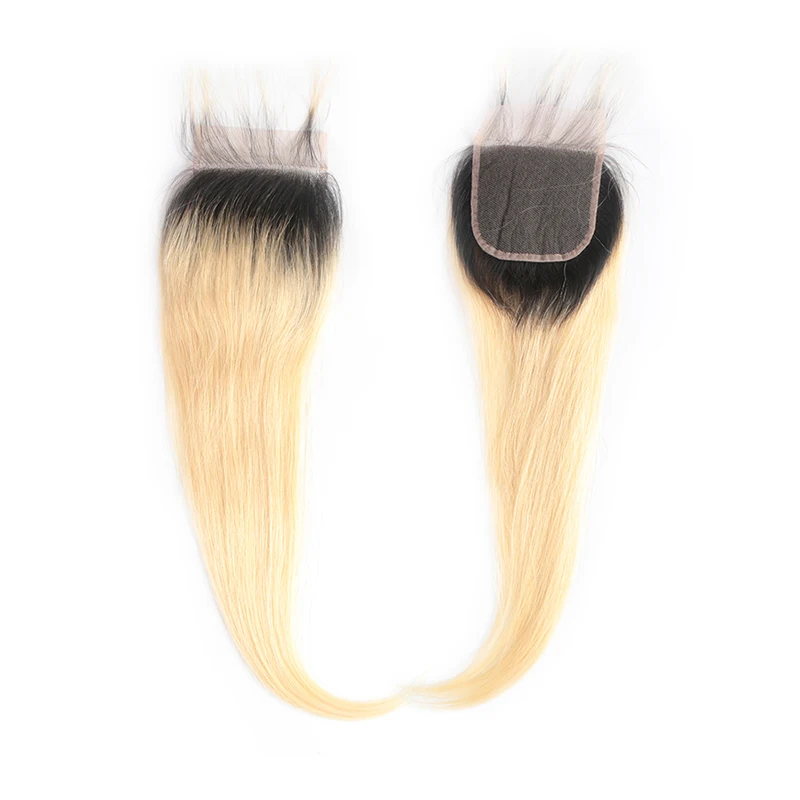 Бразильские прямые волосы пряди с застежкой Ali Queen Hair 1B/613 необработанные